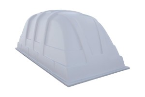 Muovikansi Jaxal 3310x1560x1250 mm (HARMAA, mek. 2-jousi L182)